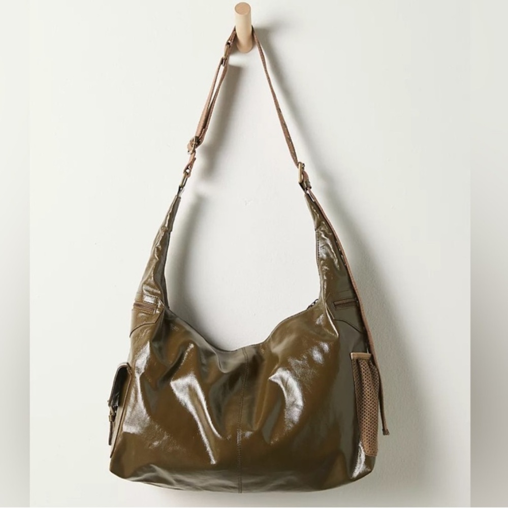 Free People Off the Record Carryall NWT Color:Olive Moss